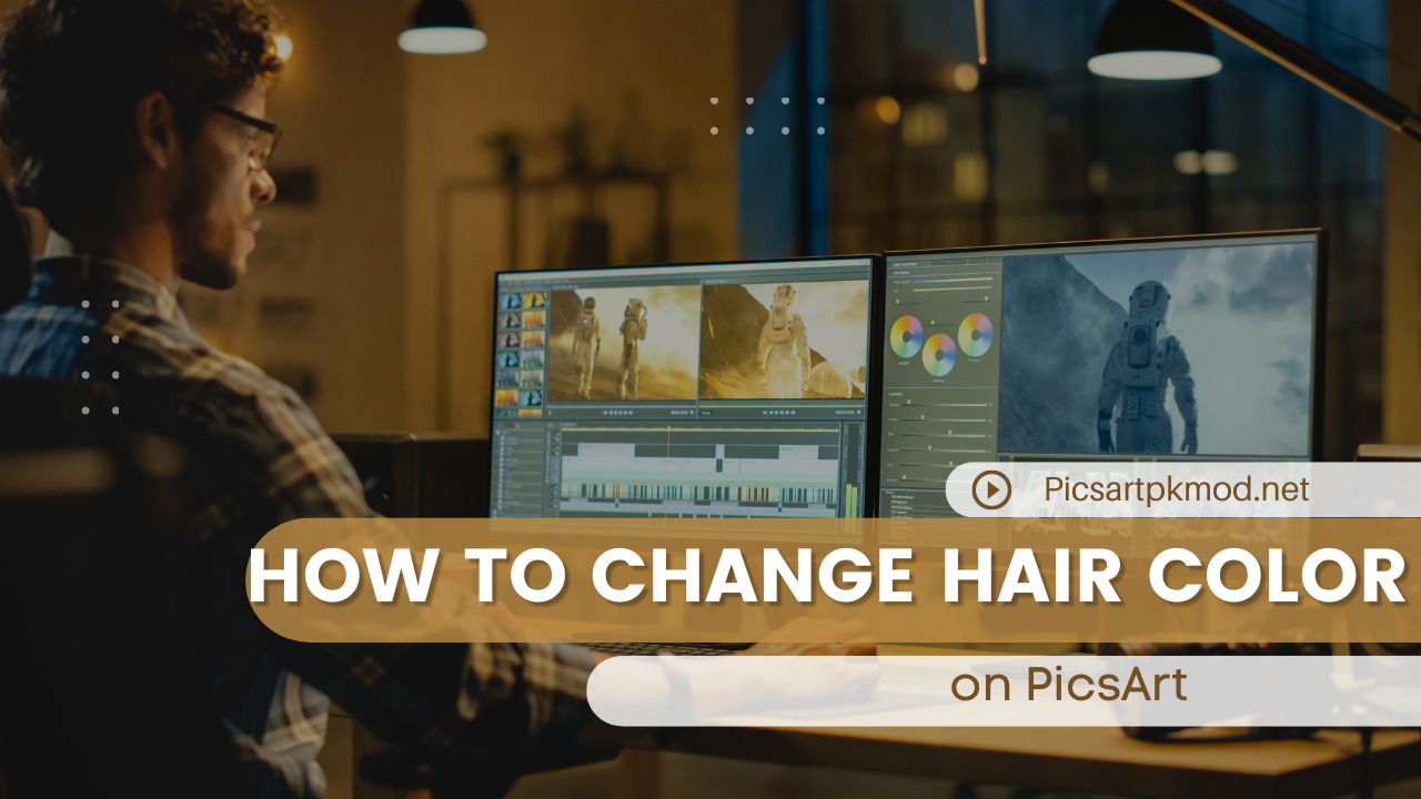 How to Change Hair color on PicsArt