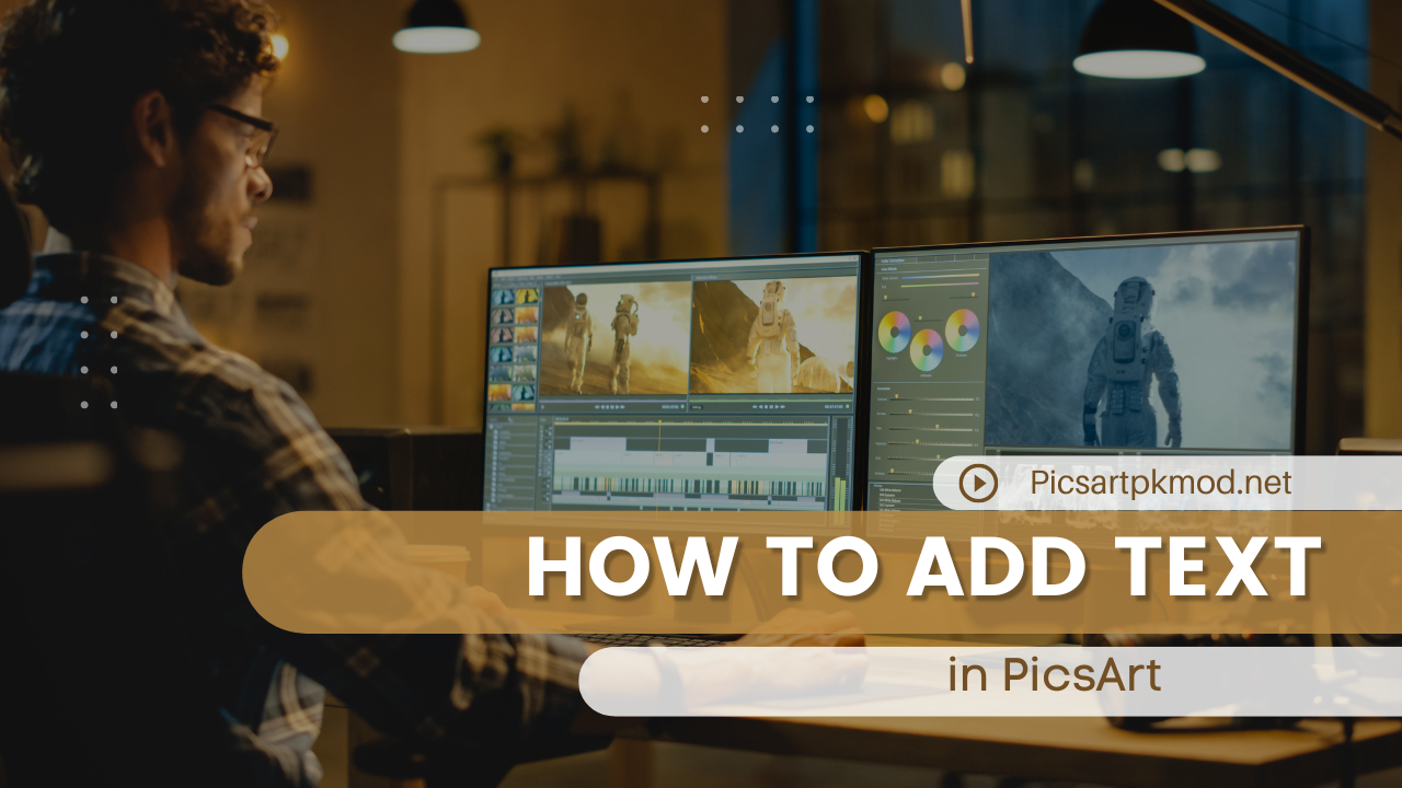How to Add Text in PicsArt