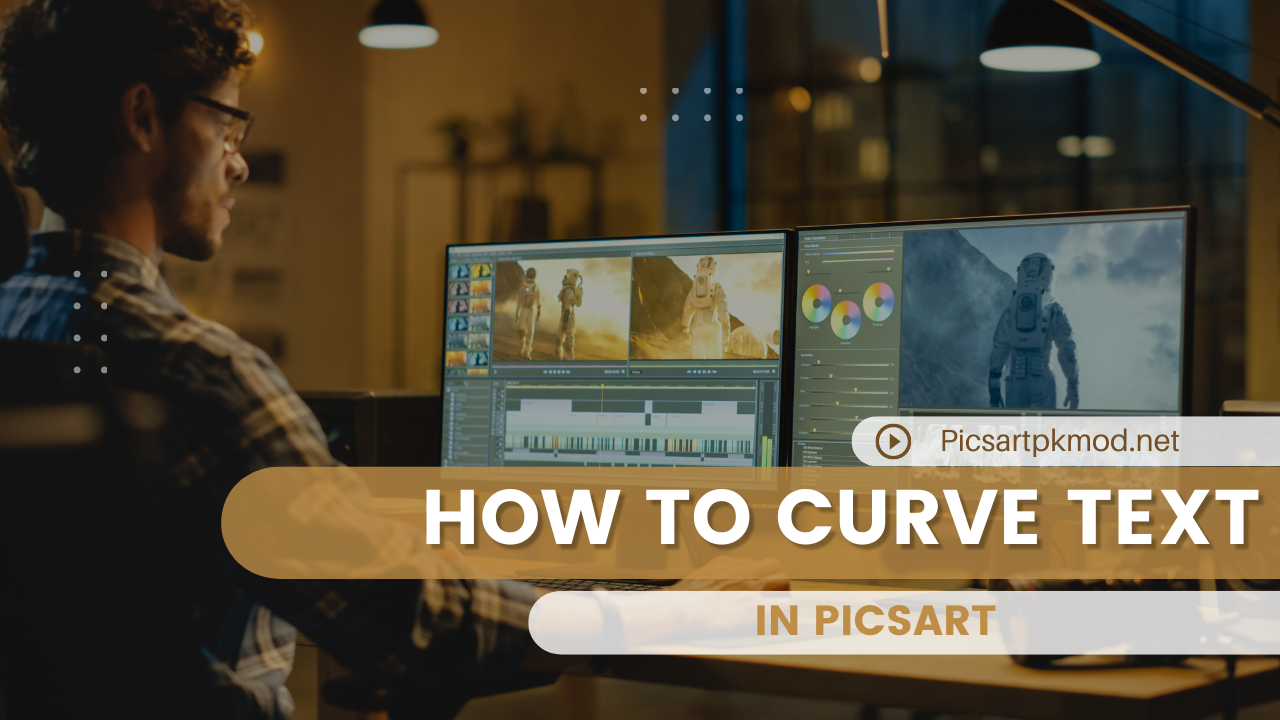 How to Curve Text in PicsArt