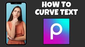 Curve Text in PicsArt