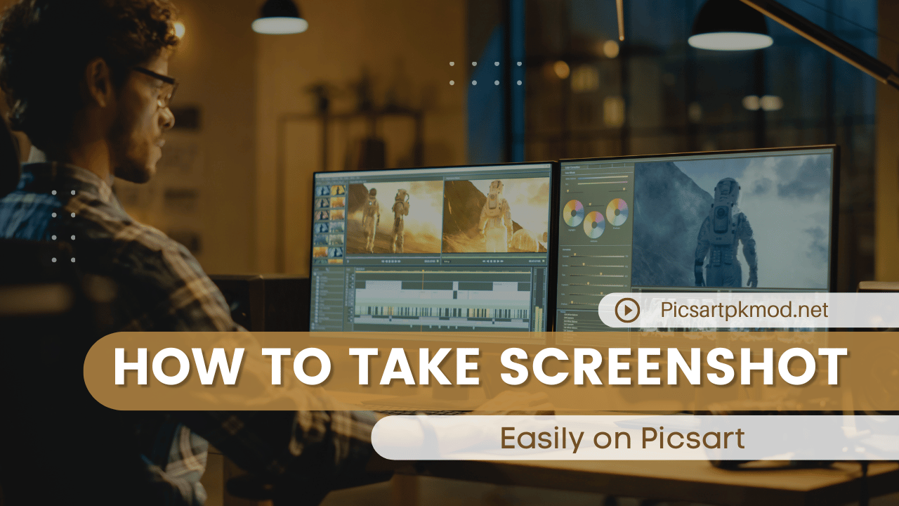 How to take Easily Screenshot on Picsart